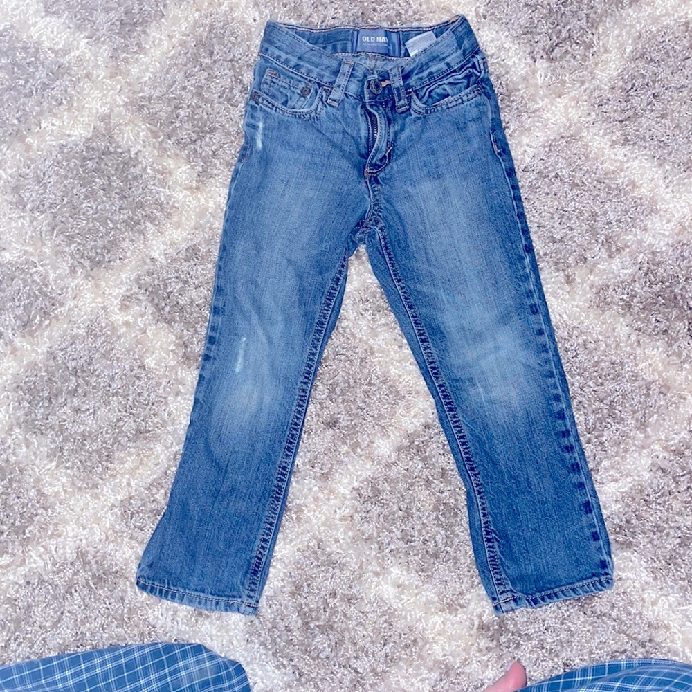 Boys adjustable waist jeans
